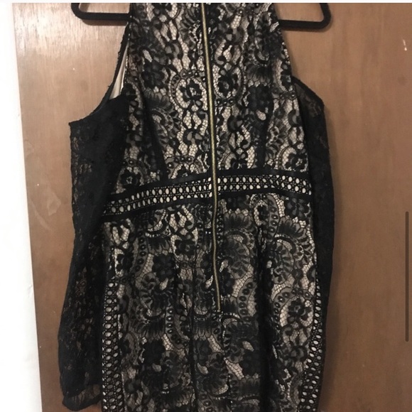 Black Lace Formal Dress - Picture 7 of 8